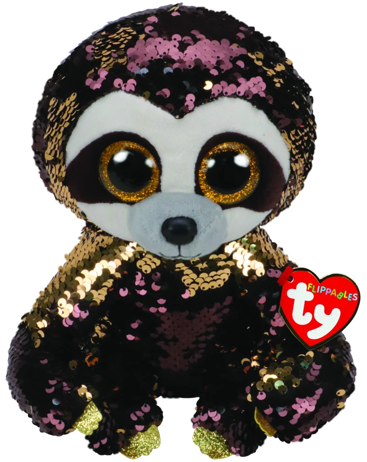TY BEANIE BOOS FLIPPABLES DANGLER THE SLOTH MEDIUM