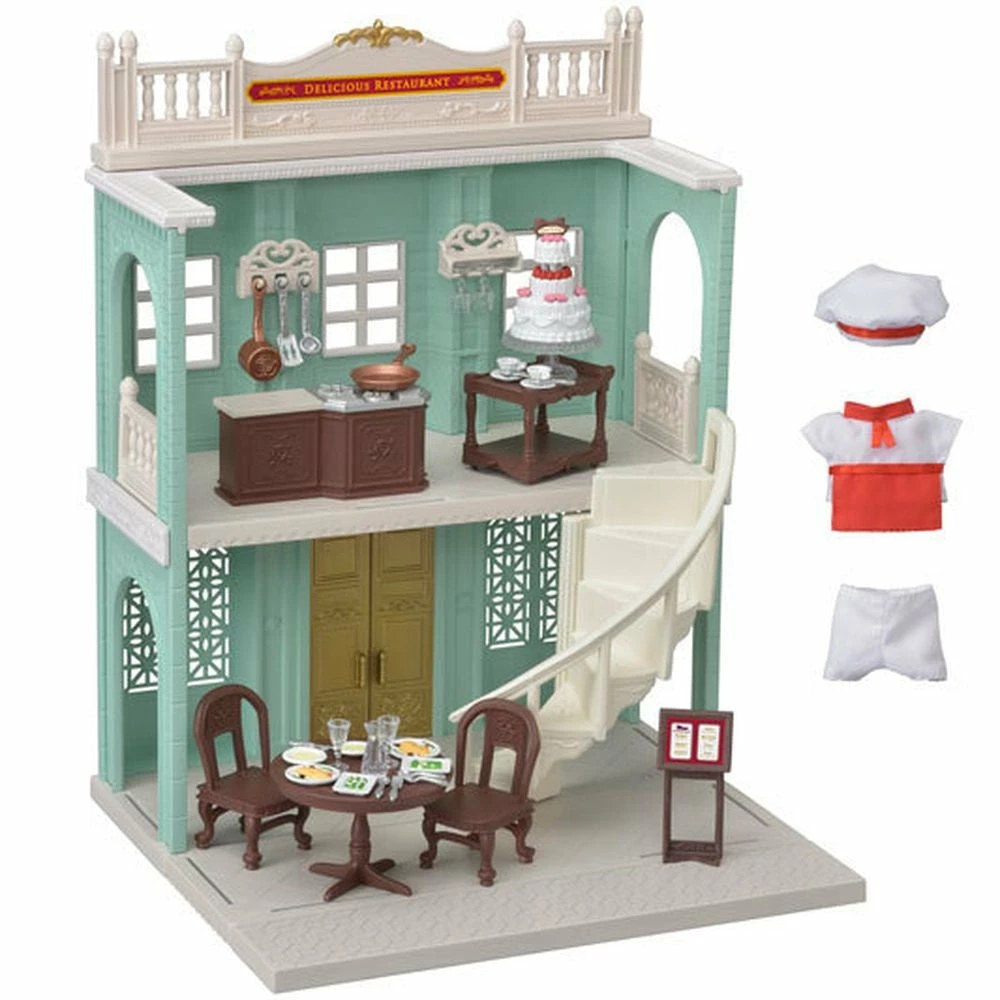SYLVANIAN FAMILIES TOWN DELICIOUS RESTAURANT GREEN - Image 5