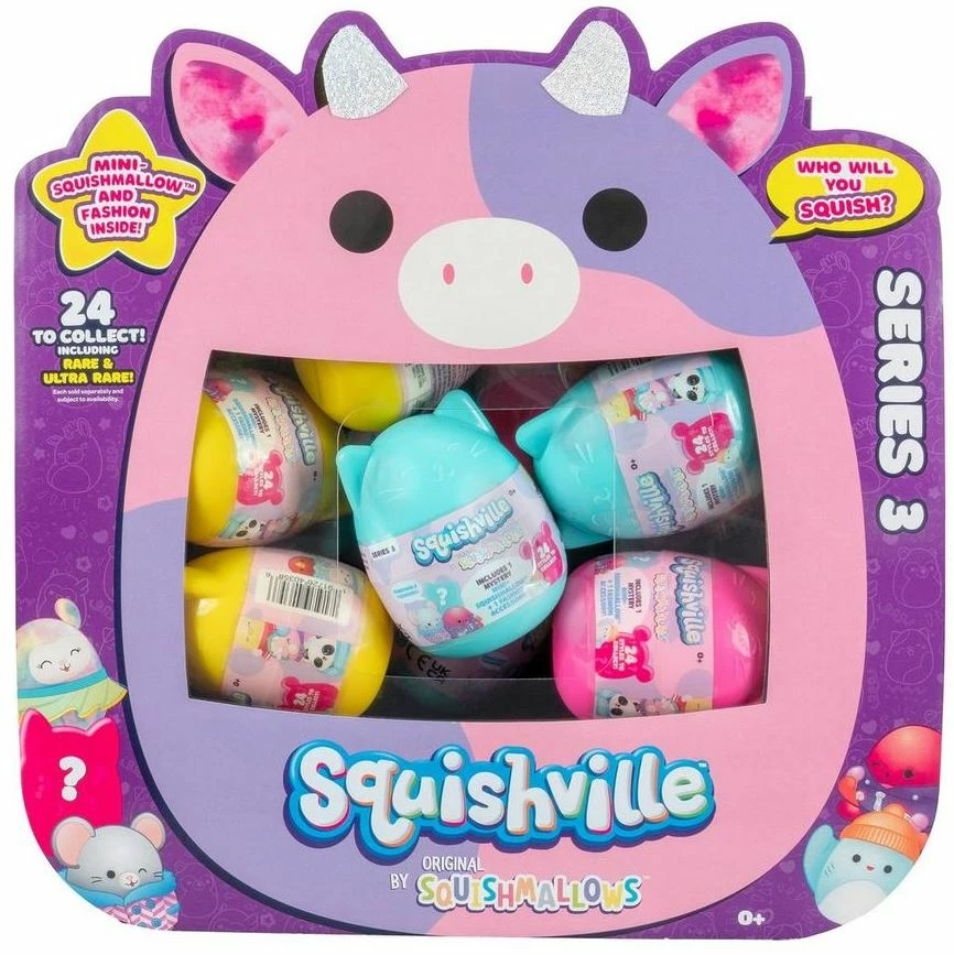 SQUISHMALLOWS SQUISHVILLE MYSTERY MINI SERIES 3 ASSORTED STYLES