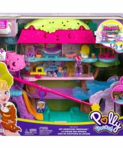 POLLY POCKET POLLYVILLE PET ADVENTURE TREEHOUSE PLAYSET