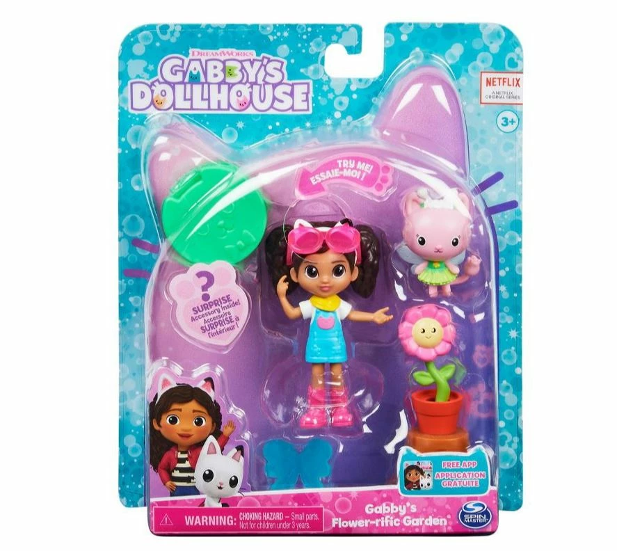 Gabby's Dollhouse GABBY’S DOLLHOUSE FLOWER-RIFIC GARDEN SET