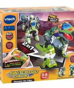 VTECH SWITCH & GO DINOS OVERSEER THE T-REX GREEN