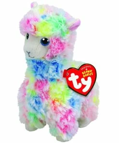 TY BEANIE BABIES REGULAR MULTICOLOUR LLAMA LOLA
