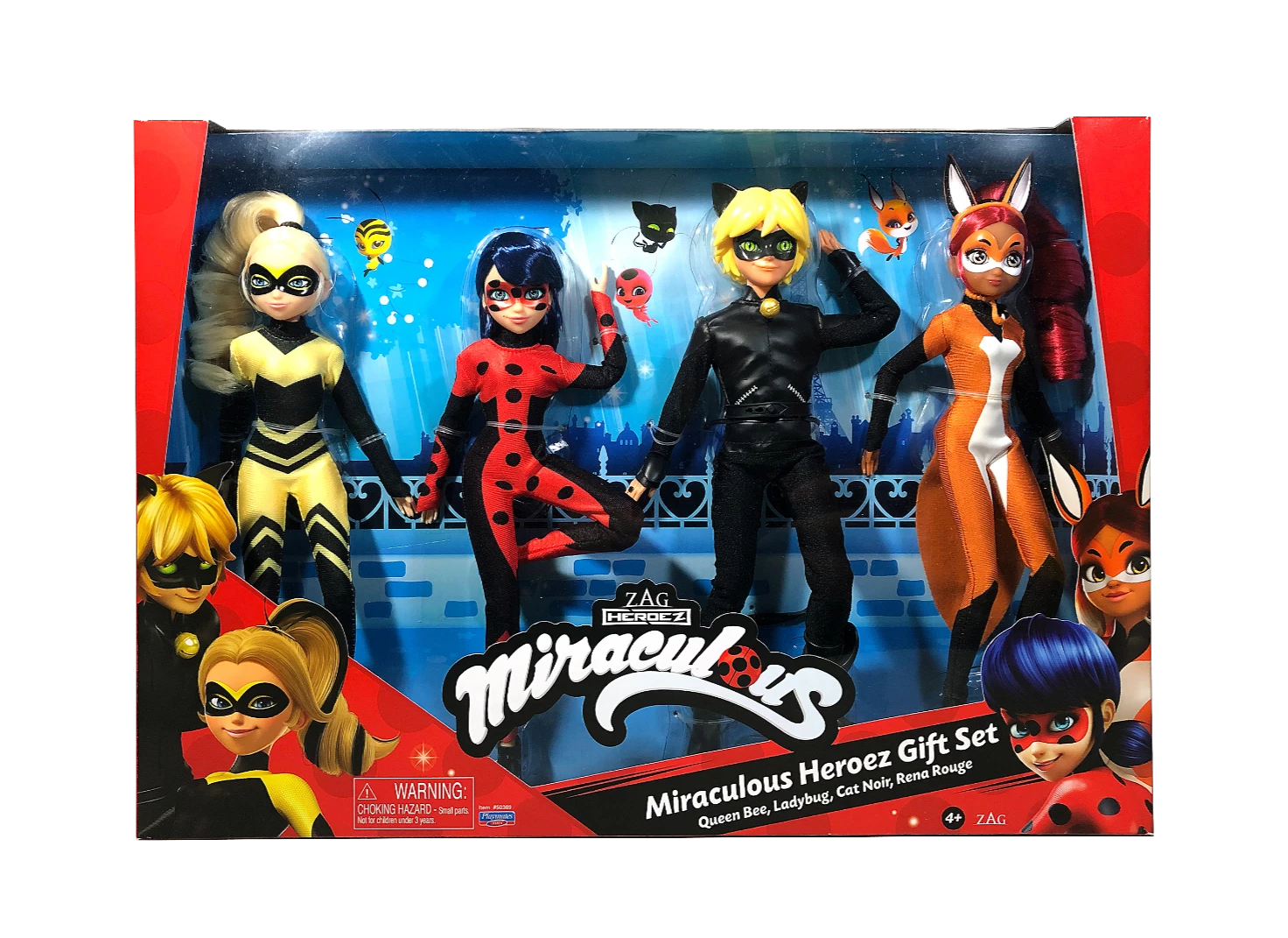 Miraculous Ladybug MLB Heroez Fashion Doll Giftset 4pk