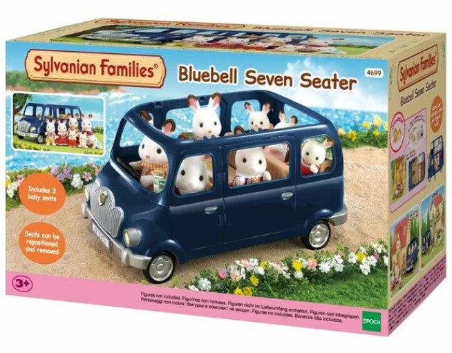 SYLVANIAN FAMILIES BLUEBELL SEVEN SEATER CAR
