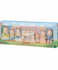 SYLVANIAN FAMILIES CHOCOLATE RABBIT FAMILY CELEBRATION SET
