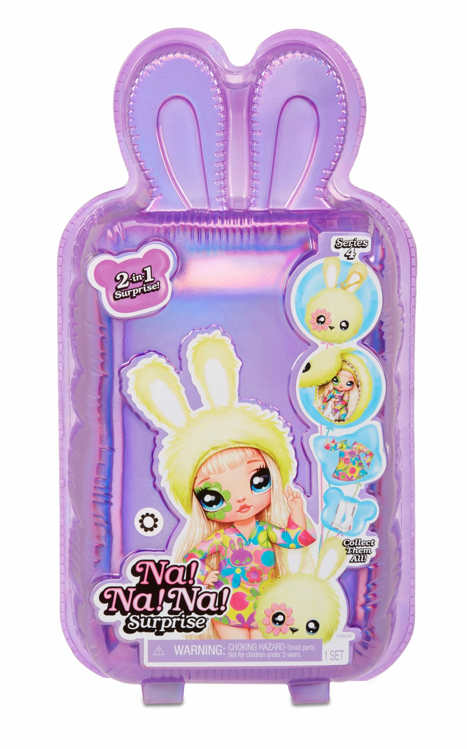 NA NA NA SURPRISE 2 IN 1 POM DOLL SERIES 4 PEACE - Image 4