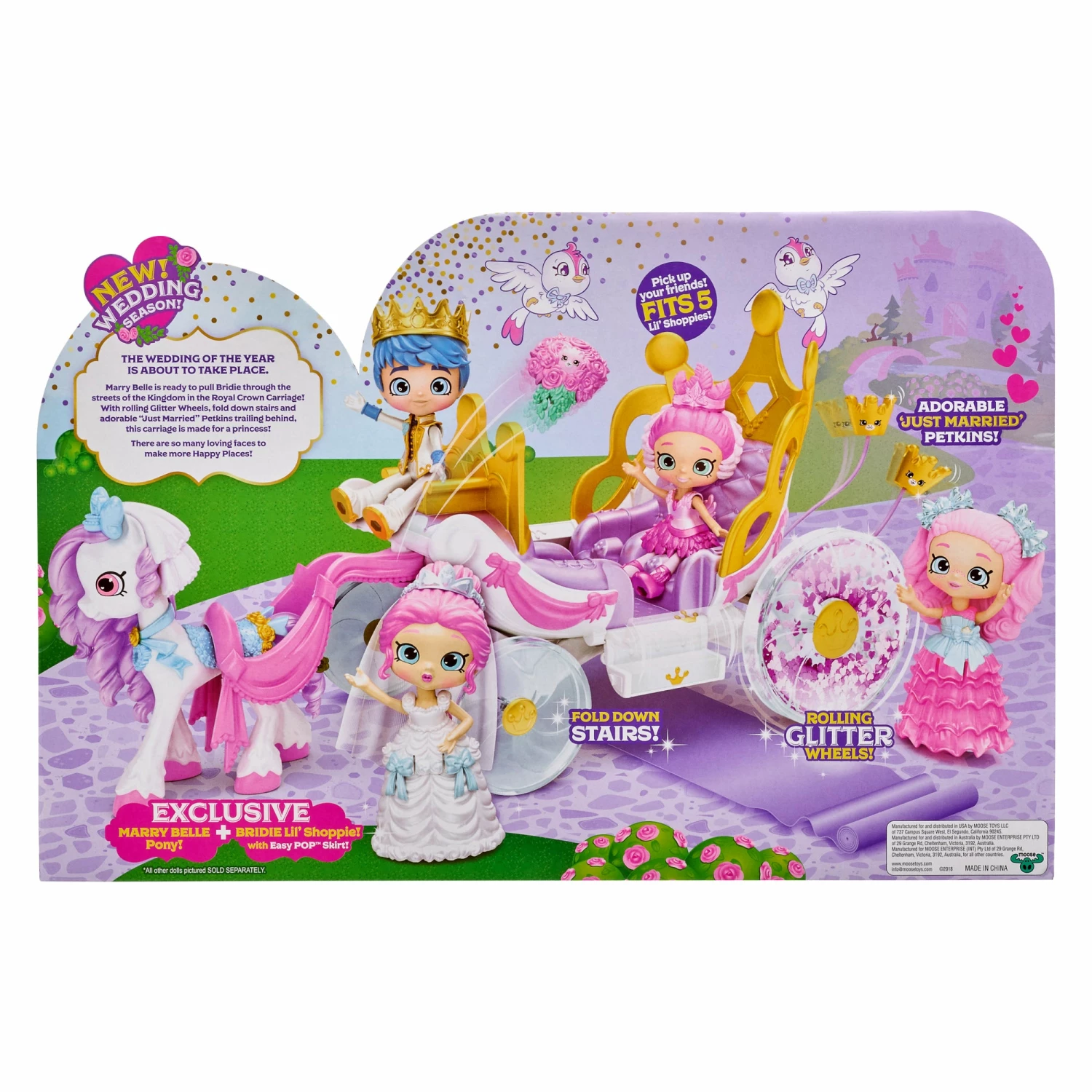 SHOPKINS HAPPY PLACES ROYAL CROWN CARRIAGE - Image 2