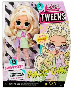 LOL SURPRISE TWEENS FASHION DOLL SERIES 2 GOLDIE TWIST