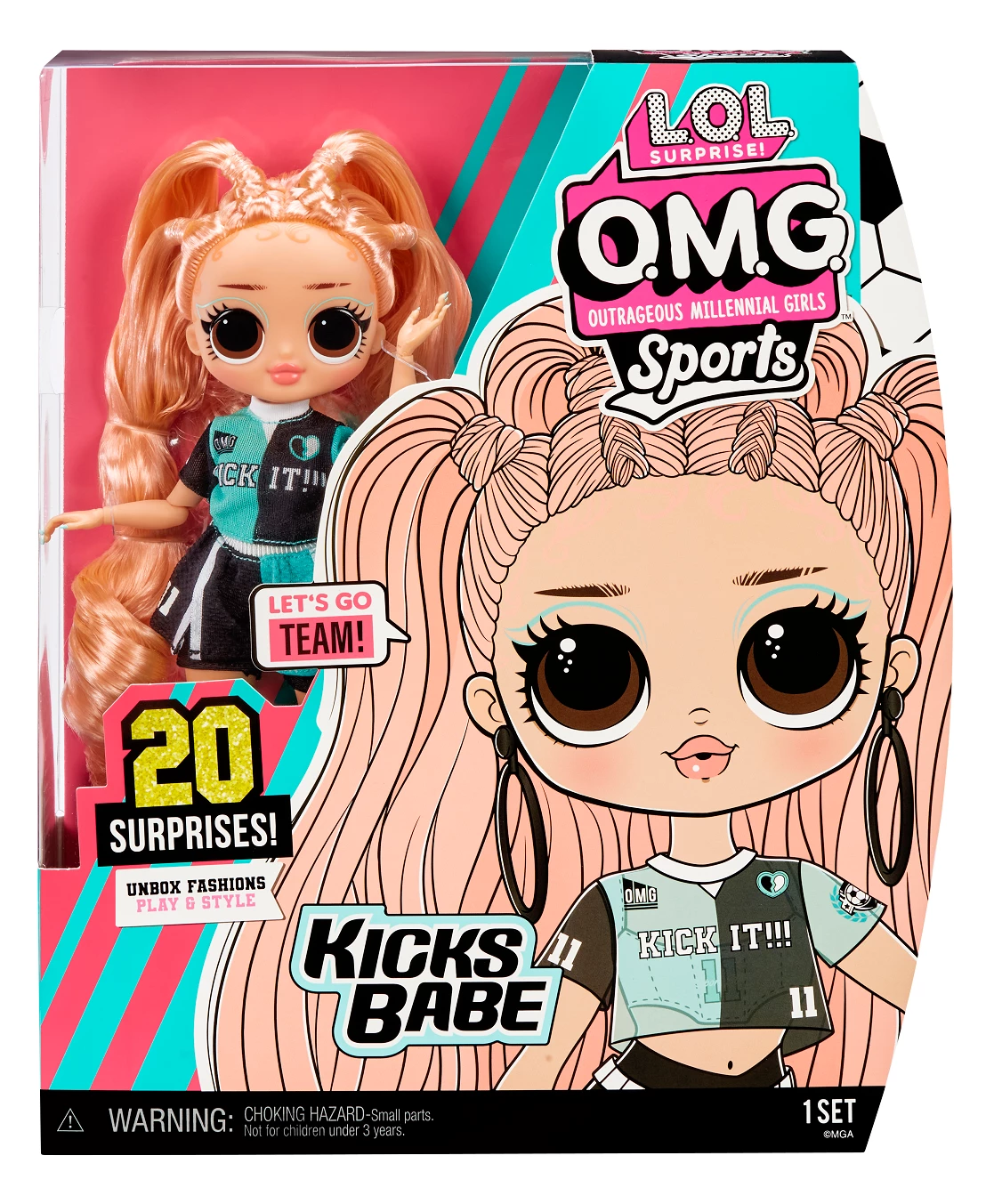 LOL SURPRISE O.M.G. SPORTS DOLL KICKS BABE