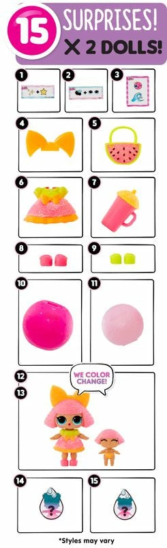 LOL SURPRISE 2-IN-1 COLOR CHANGE SURPRISE ME & LIL SIS - Image 10