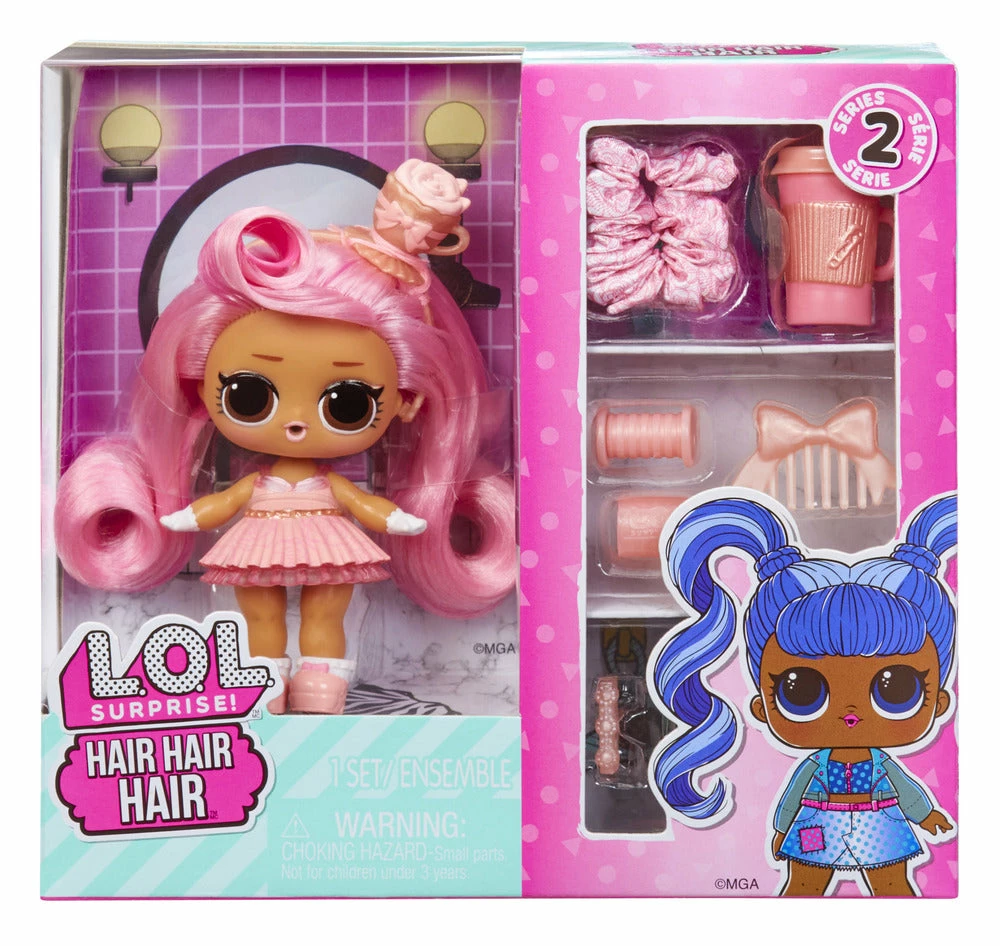 LOL SURPRISE HAIR HAIR HAIR TOTS DOLL SERIES 2 ASSORTED STYLES - Image 4