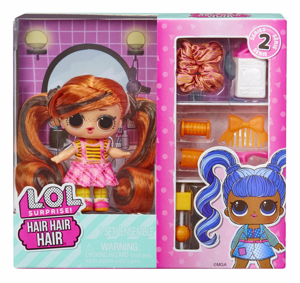 LOL SURPRISE HAIR HAIR HAIR TOTS DOLL SERIES 2 ASSORTED STYLES - Image 6