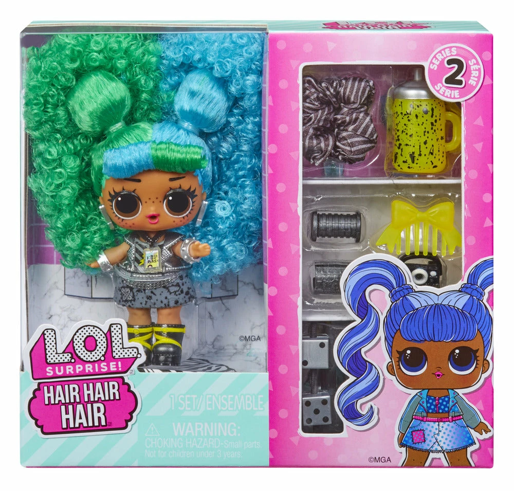 LOL SURPRISE HAIR HAIR HAIR TOTS DOLL SERIES 2 ASSORTED STYLES - Image 7