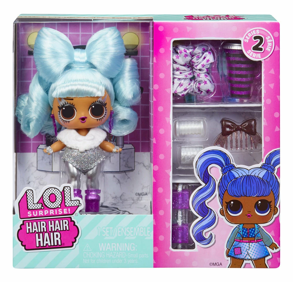 LOL SURPRISE HAIR HAIR HAIR TOTS DOLL SERIES 2 ASSORTED STYLES - Image 2