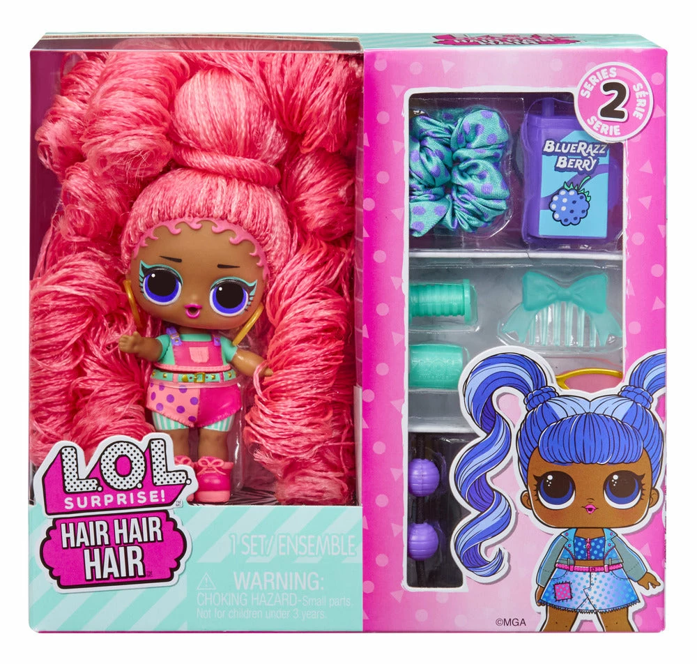 LOL SURPRISE HAIR HAIR HAIR TOTS DOLL SERIES 2 ASSORTED STYLES - Image 3