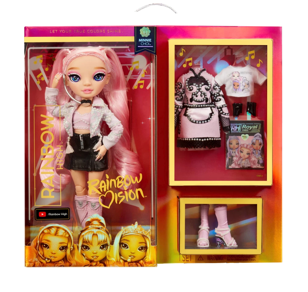 RAINBOW HIGH RAINBOW VISION ROYAL THREE K-POP MINNIE CHOI