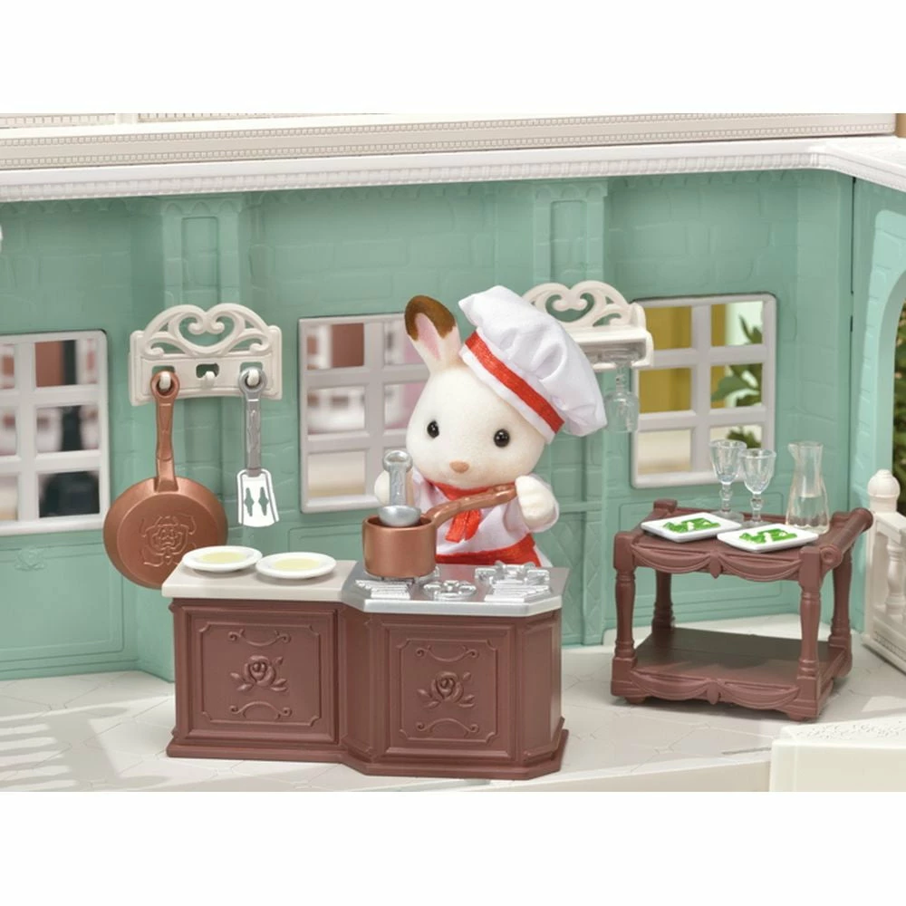SYLVANIAN FAMILIES TOWN DELICIOUS RESTAURANT GREEN - Image 3