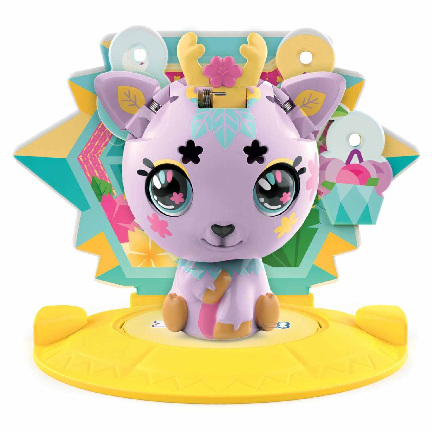 ZOOBLES ANIMALS SINGLE PACK PURPLE DEER - Image 2