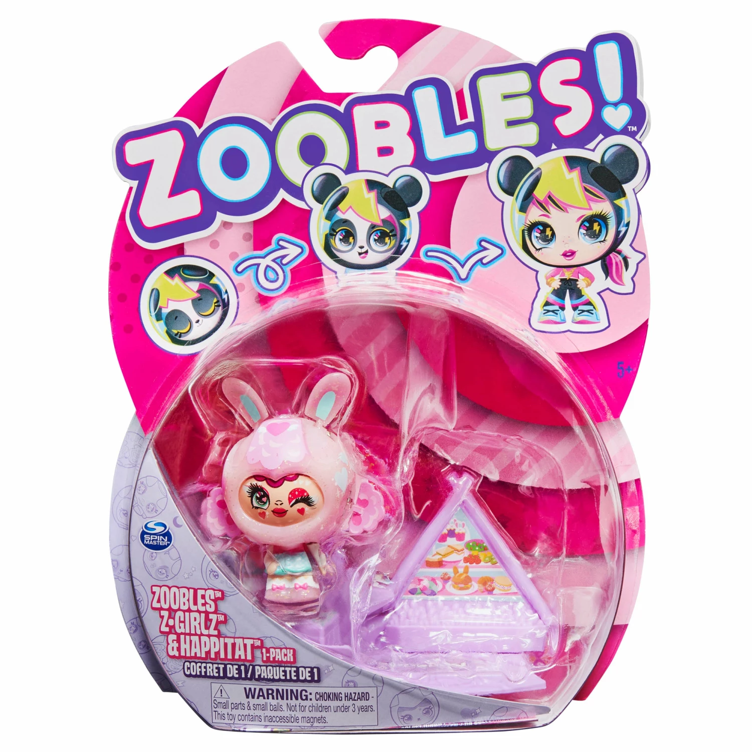 ZOOBLES GIRL HAPPITAT 1 PACK LUVLEE