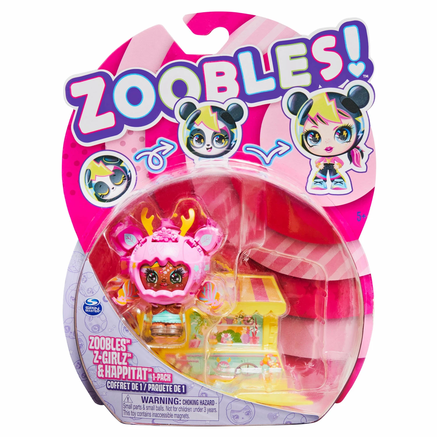 ZOOBLES GIRL HAPPITAT 1 PACK DOE-SIE