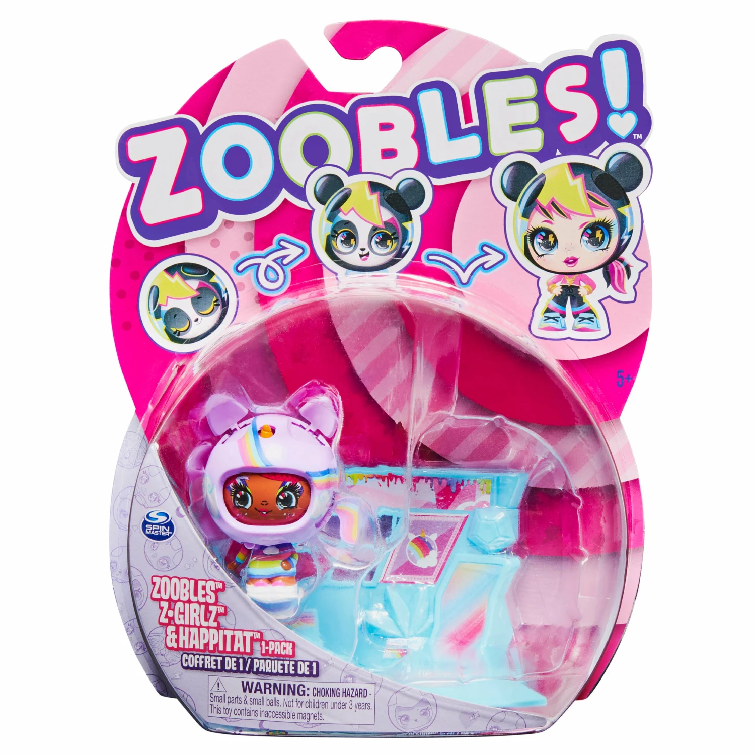 ZOOBLES GIRL HAPPITAT 1 PACK UNI-QT