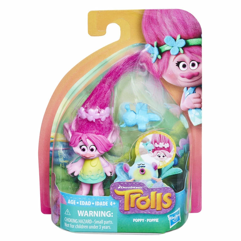Dreamworks TROLLS SMALL TROLL TOWN COLLECTIBLE POPPY