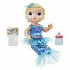 BABY ALIVE SHIMMER N SPLASH MERMAID (BLONDE HAIR)