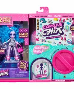 Toyworld CAPSULE CHIX SHIMMER SURGE BLUE HAIR