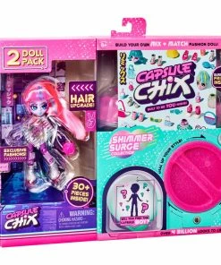Toyworld CAPSULE CHIX SHIMMER SURGE PINK HAIR