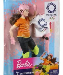BARBIE I CAN BE OLYMPIC DOLL SKATEBOARDING