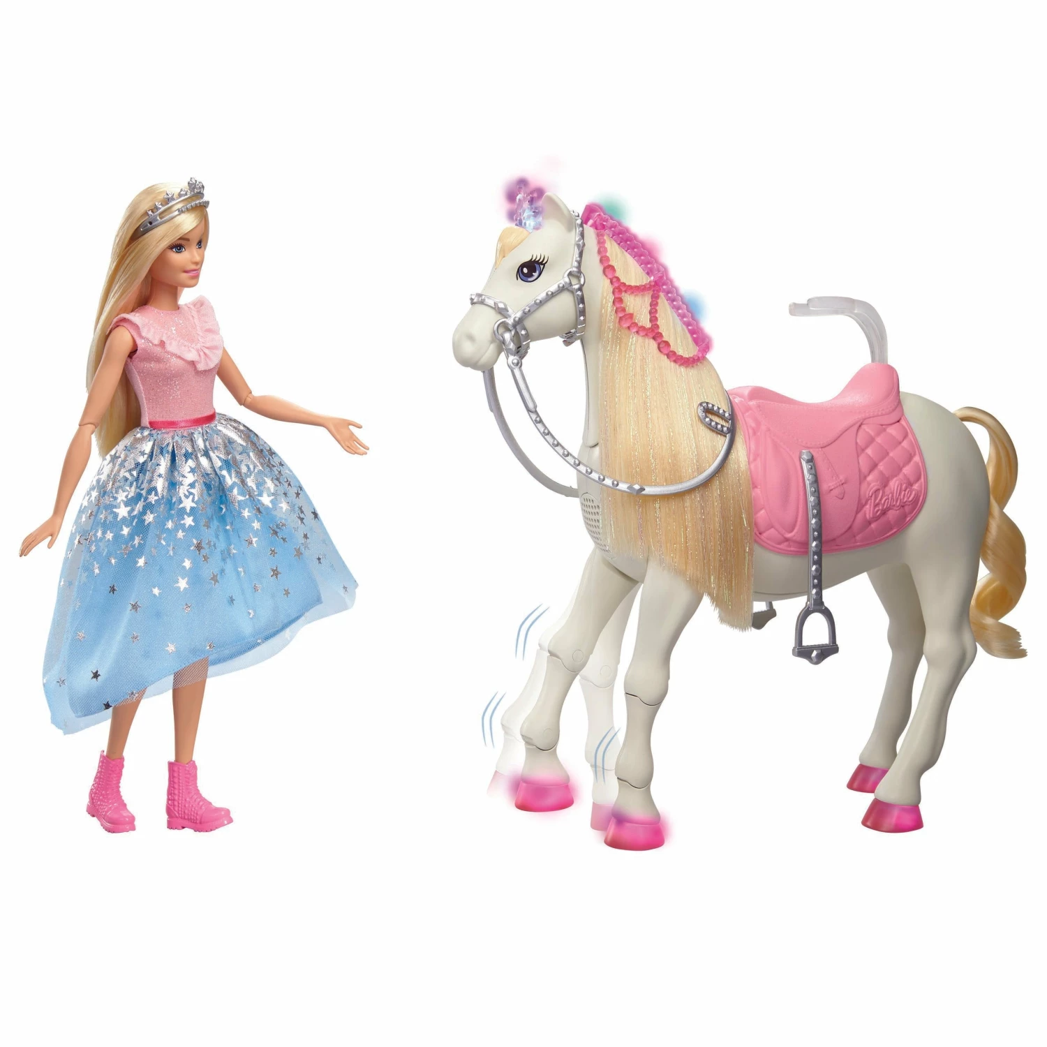 BARBIE PRINCESS ADVENTURE PRANCE AND SHIMMER HORSE - Image 3