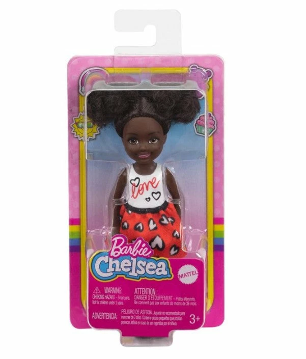 BARBIE CLUB CHELSEA DOLL HEART PRINT SKIRT - Image 2