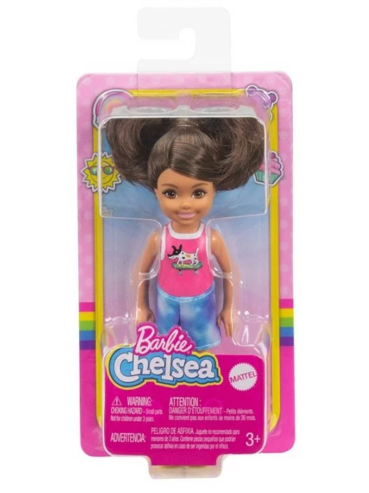 BARBIE CLUB CHELSEA DOLL DOG RIDING SKATEBOARD SINGLET - Image 2