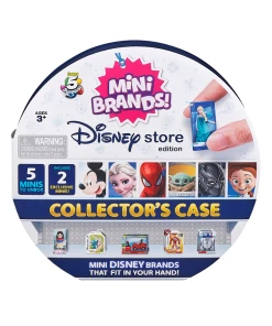 5 SURPRISE DISNEY STORE MINI BRANDS COLLECTORS CASE