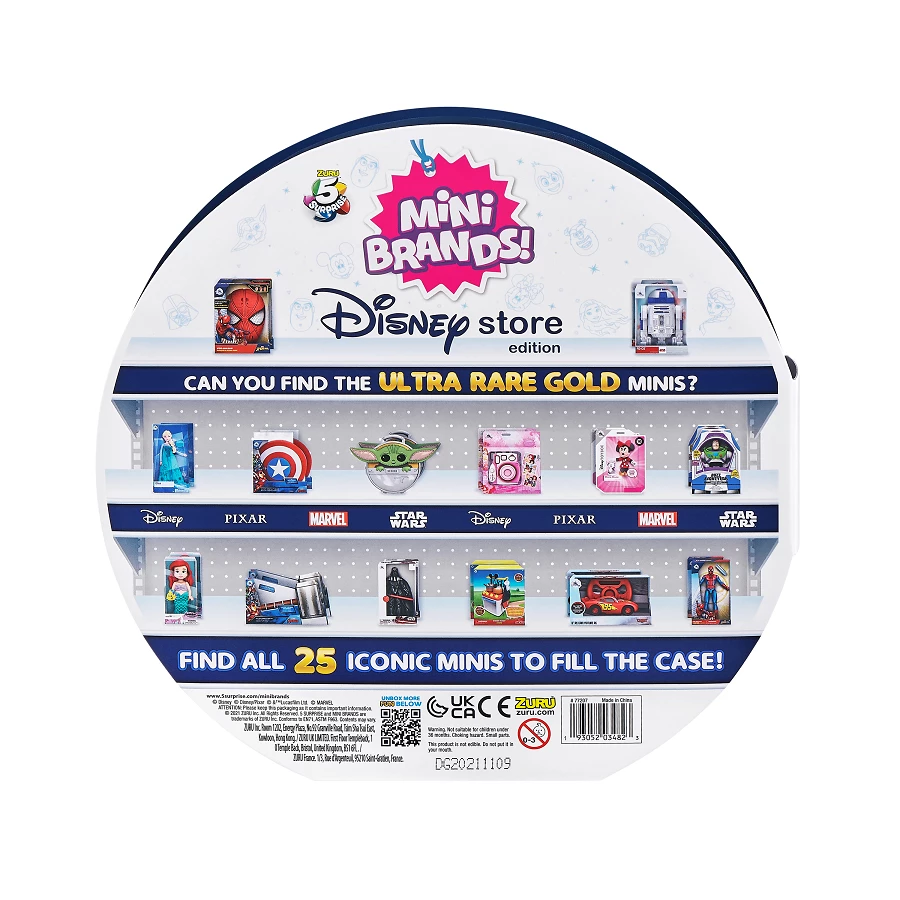 5 SURPRISE DISNEY STORE MINI BRANDS COLLECTORS CASE - Image 2