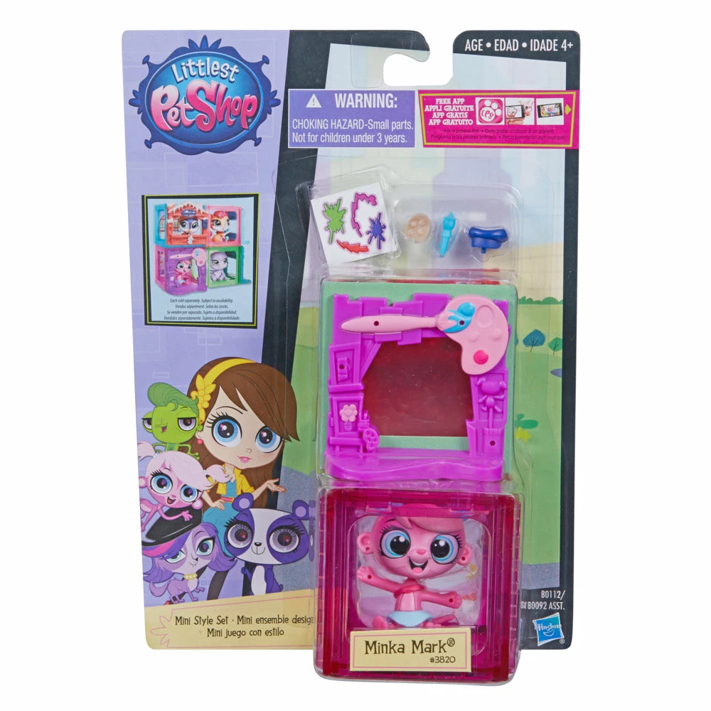 LITTLEST PET SHOP MINI STYLE SET MINKA MARK