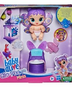 BABY ALIVE GLO PIXIES MINIS PLUM RAINBOW