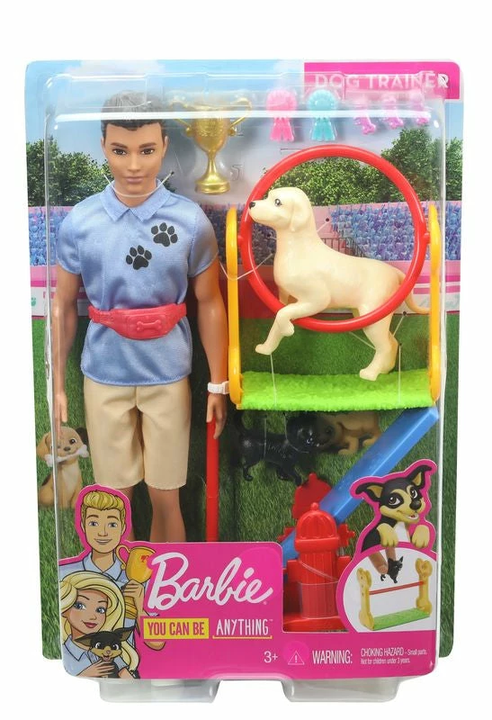 BARBIE DOG TRAINER KEN PLAYSET