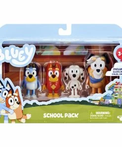 BLUEY FIGURINE 4 PACK SERIES 5 SCHOOL PACK