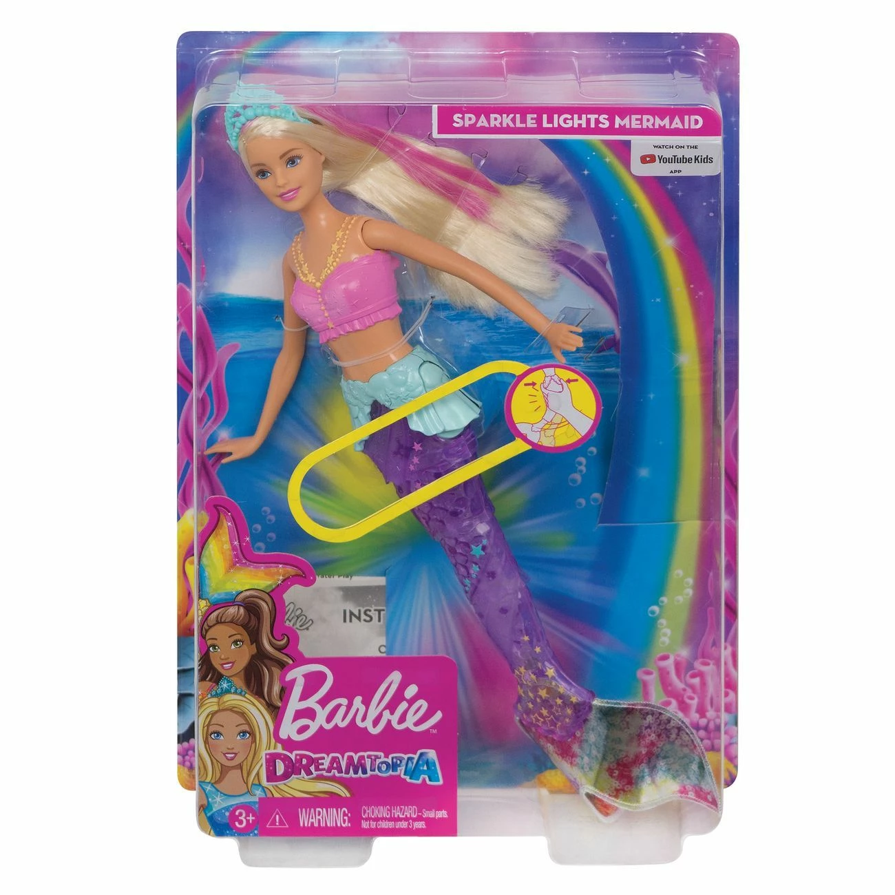 BARBIE DREAMTOPIA SPARKLE LIGHTS MERMAID