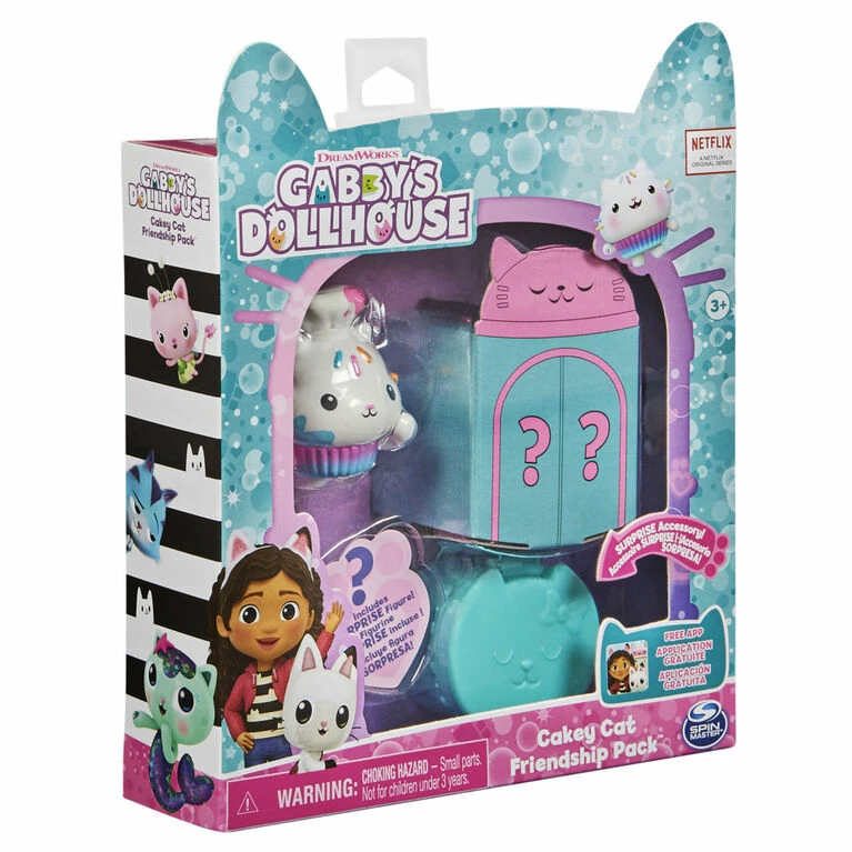 GABBY'S DOLLHOUSE CAKEY CAT FRIENDSHIP PACK