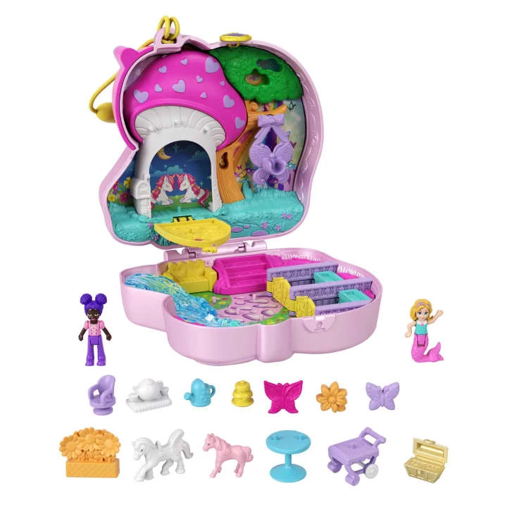 POLLY POCKET BIG POCKET WORLD UNICORN FOREST COMPACT - Image 2