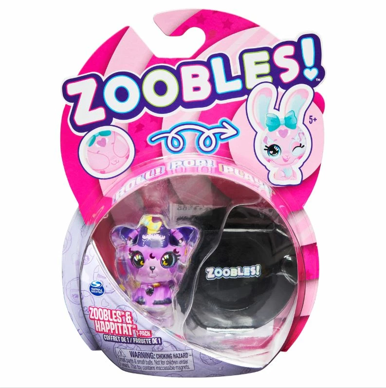 ZOOBLES ANIMAL 1 PACK KOSMIC KITTY