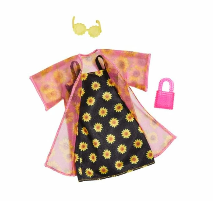 BARBIE FASHIONS 2 PACK YELLOW TOP AND FLOWER SHIRT - Image 3