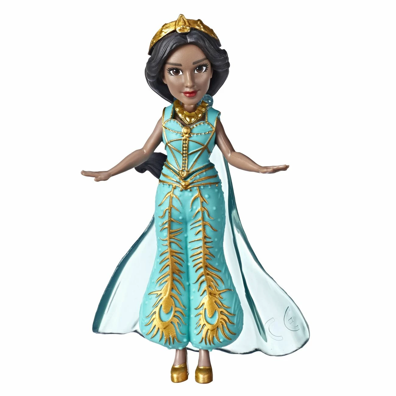 DISNEY PRINCESS ALADDIN SMALL DOLL PRINCESS JASMINE BLUE OUTFIT