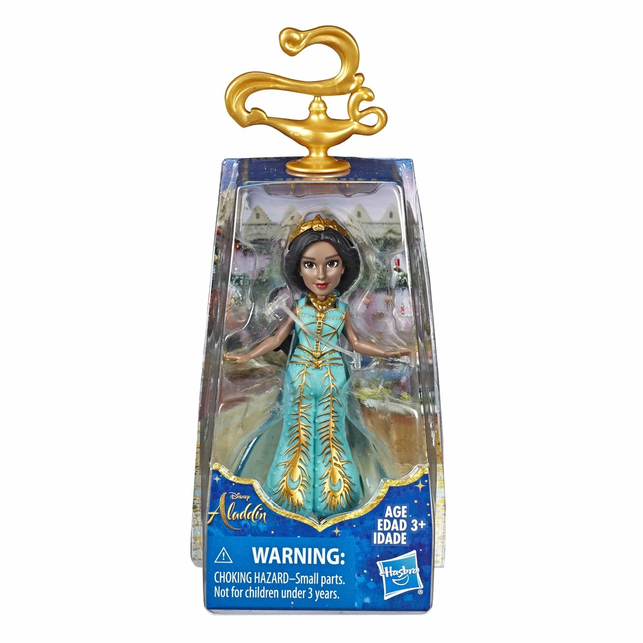 DISNEY PRINCESS ALADDIN SMALL DOLL PRINCESS JASMINE BLUE OUTFIT - Image 2
