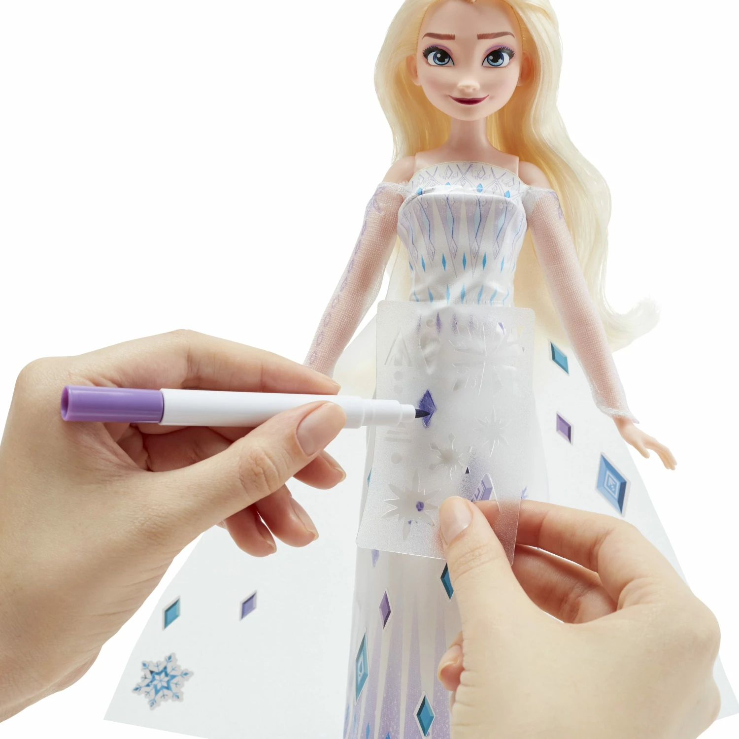 DISNEY FROZEN II DESIGN-A-DRESS ELSA DOLL - Image 2