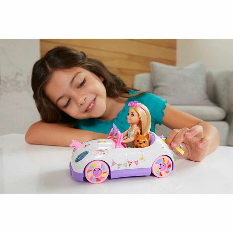 BARBIE CHELSEA DOLL & UNICORN CAR - Image 5