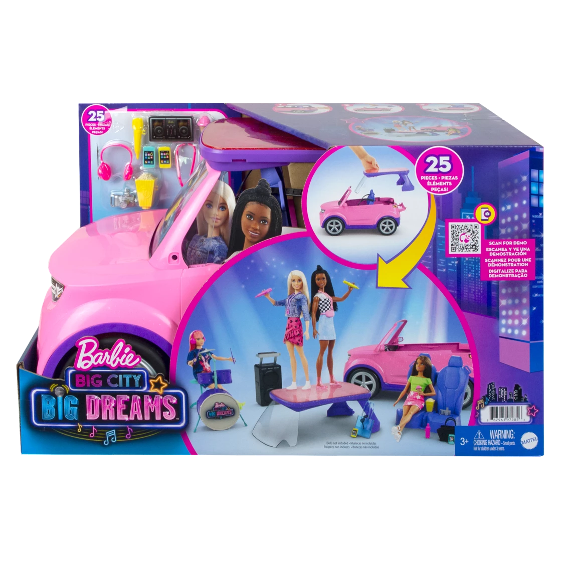 BARBIE BIG CITY BIG DREAMS BARBIE CAR